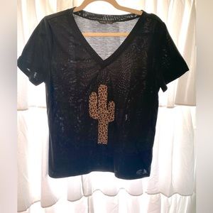 SHEIN black leopard cactus